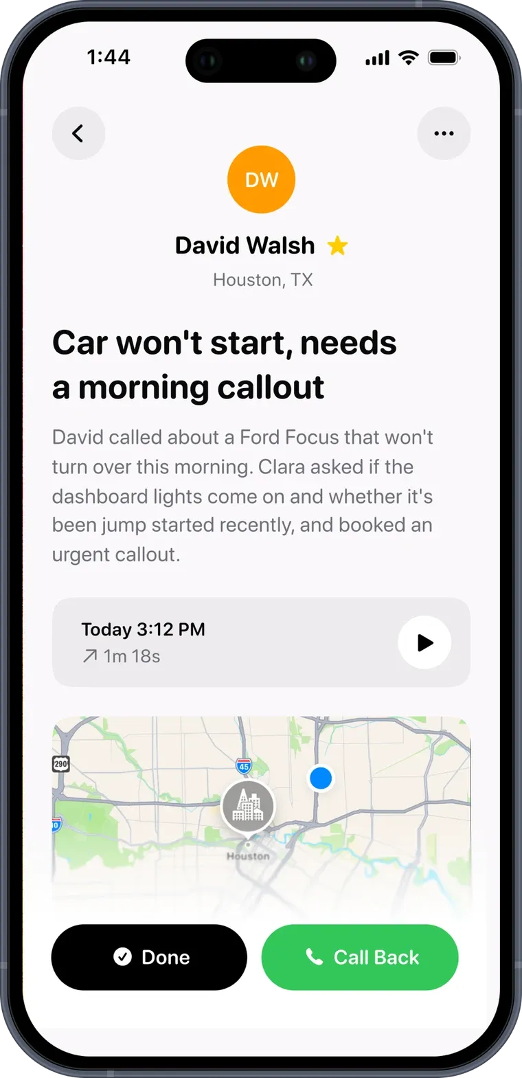 Every call answered, every detail captured